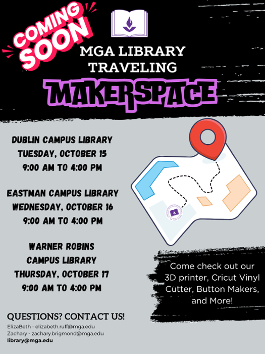 Traveling Makerspace flyer. 